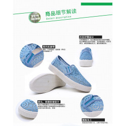 【限時特惠好物~每人限購一雙以下單為主】輕量級春夏舒適網鞋穿起來無負擔大童/時尚媽咪休閒鞋/運動懶人鞋/包鞋腳長22-24.5