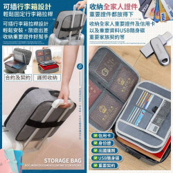 比保險櫃還牛的收納包【百貨用品－收納系列】證件收納包 多規格 分層分類 護照收納袋 證件包 證書收納包 密碼鎖收納包 防水證件袋/收納包/收納盒/萬用包/旅行袋/旅行包/隨身盥洗包